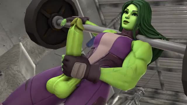 DentolSFM| She-Hulk Post-workout relaxation