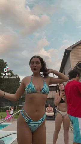 Dancing Pool Swimsuit gif