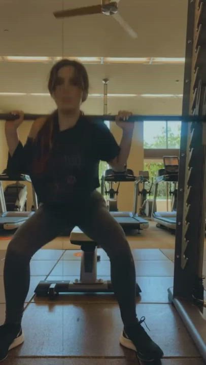 Celebrity Spandex Workout gif