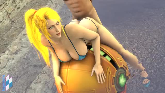 pool party with Samus [Metroid]