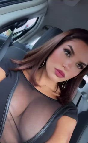 big tits latina see through clothing gif