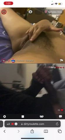 Thai chick enjoying a BBC