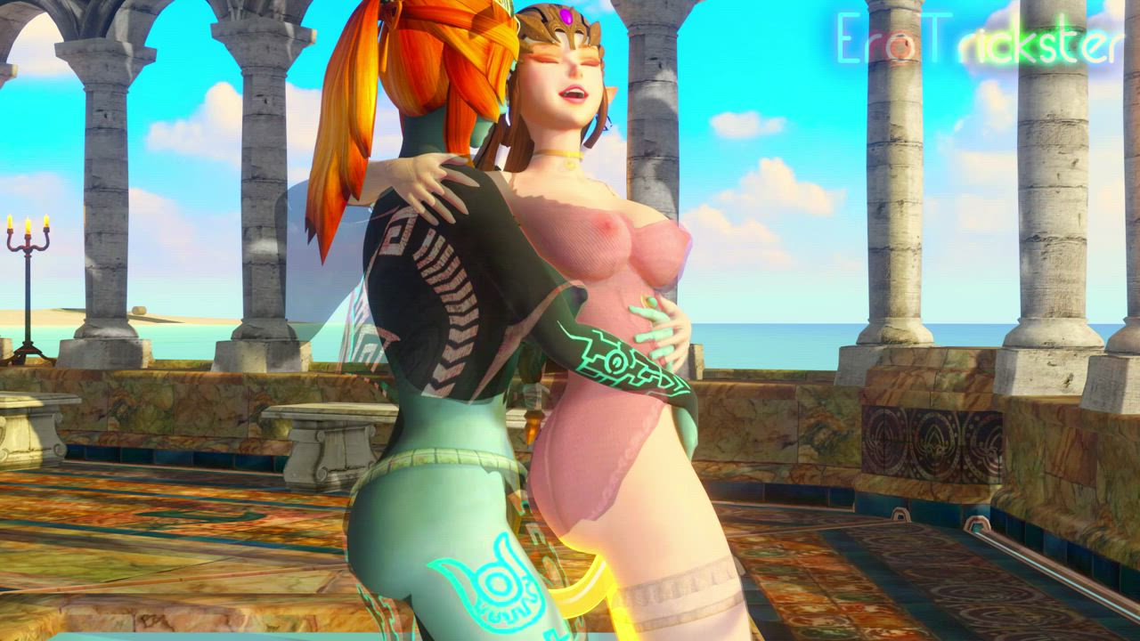 Zelda bouncing on Midna (EroTrickster) [Zelda]