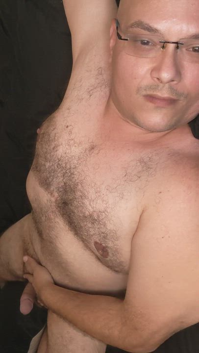 Bear Big Nipples Chubby Daddy Gay Hairy Ass Tits gif