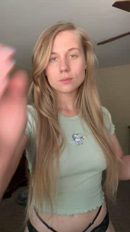 blonde cute onlyfans gif