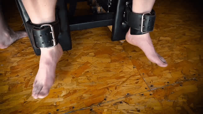 bondage feet feet fetish leather gif