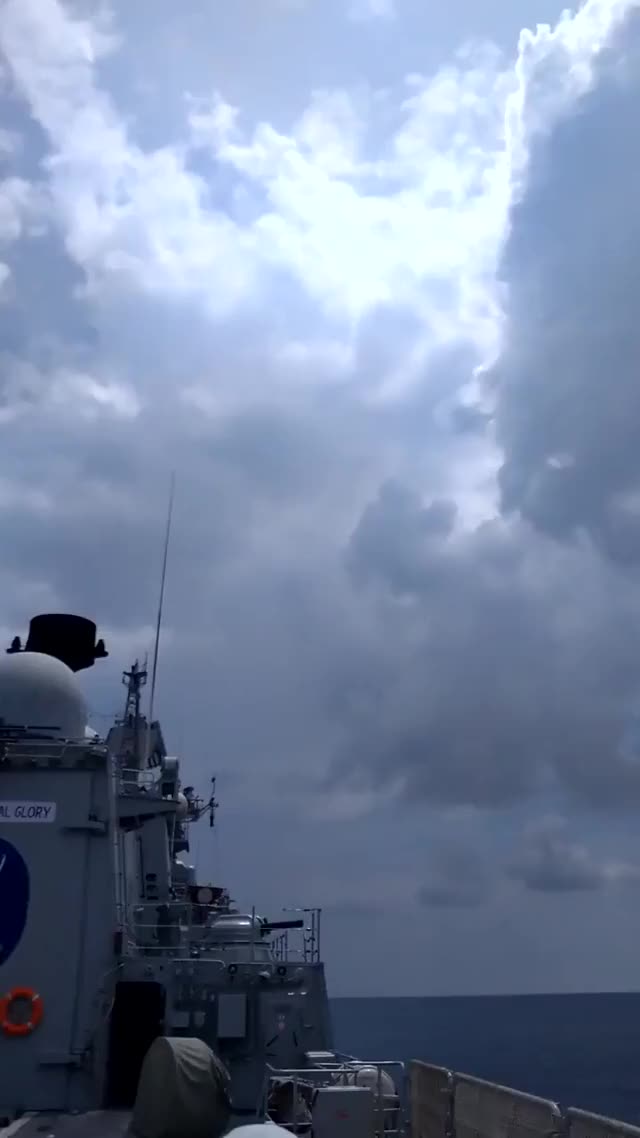 BrahMos fired from Indian Navy frigate INS Teg