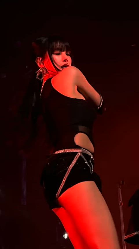 ass brunette dance legs tease thai kpop gif