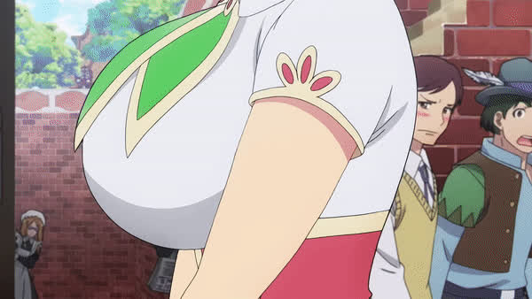 anime bouncing tits huge tits gif