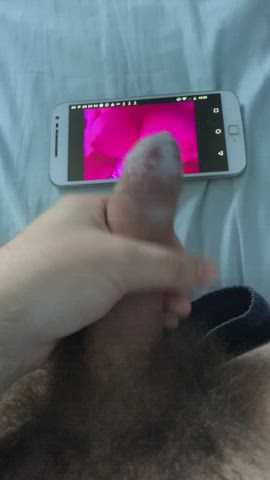 big dick big tits cumshot tribute gif