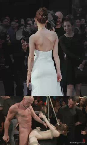 Ass Bondage Celebrity Emma Watson gif