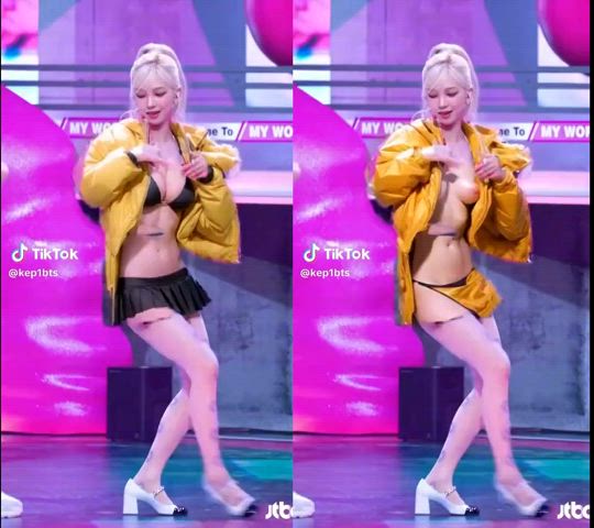 dancer dancing kawaii girl tiktok kpop r/tiktits gif