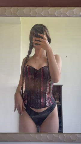 lingerie petite tits gif