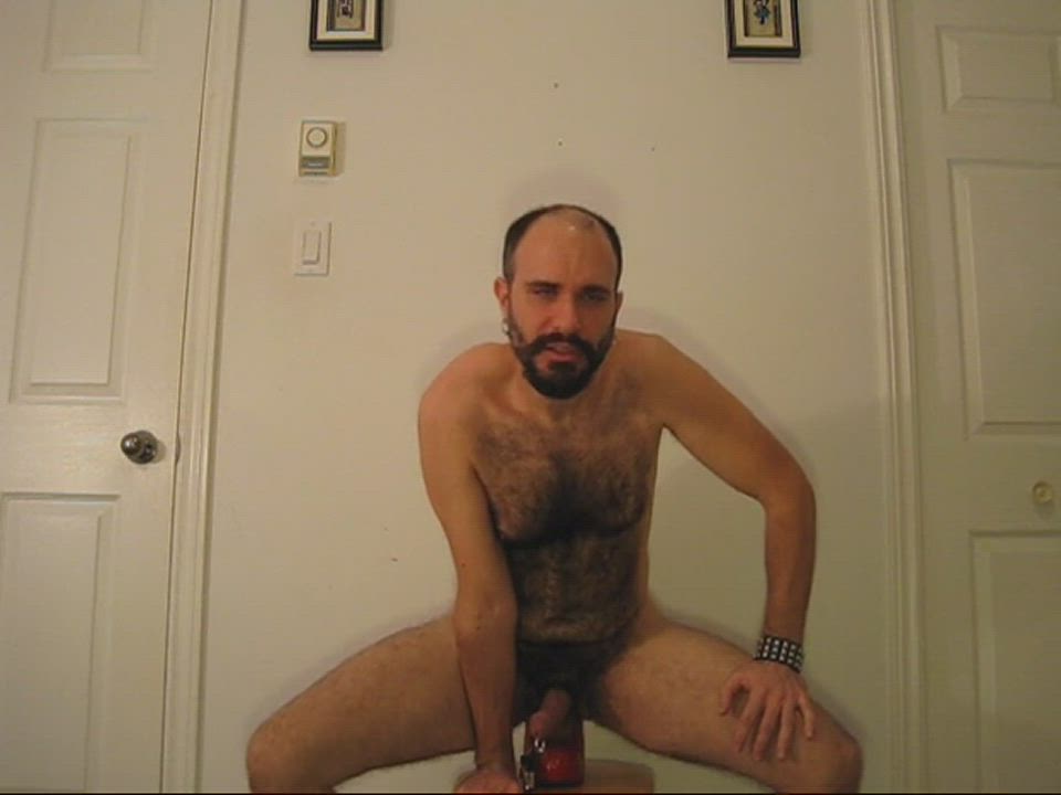 Dildo Gay Hairy gif