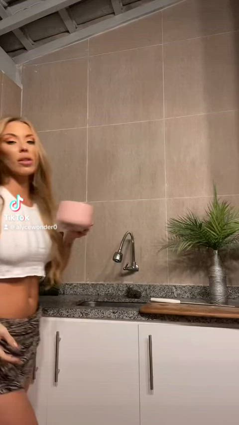 blonde boobs onlyfans gif