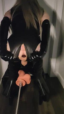 Leather Turns Me Into A Cock Hungry Slut! 🥵