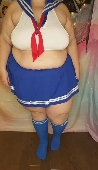 BBW Big Ass Big Tits Costume SSBBW gif