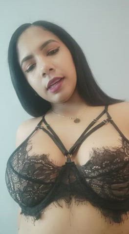 CamSoda Chaturbate Curvy Ebony Latina Natural Tits Oiled Thick gif