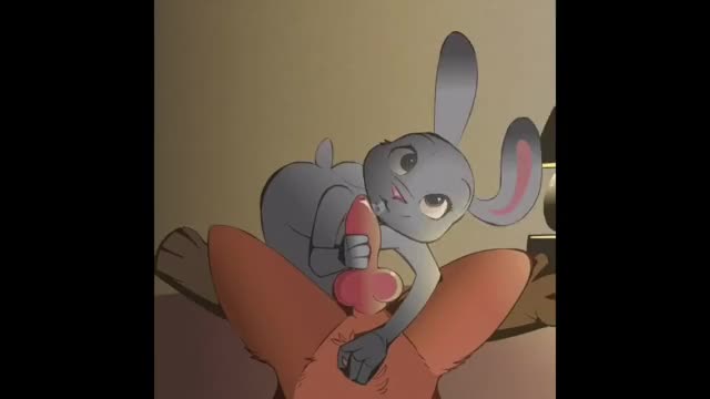 Officer Judy Hopps Licks Precum