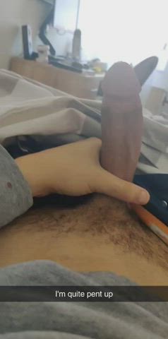 big dick masturbating solo gif