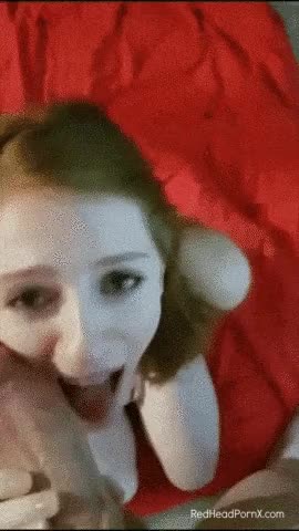 redhead teen facial cumshot