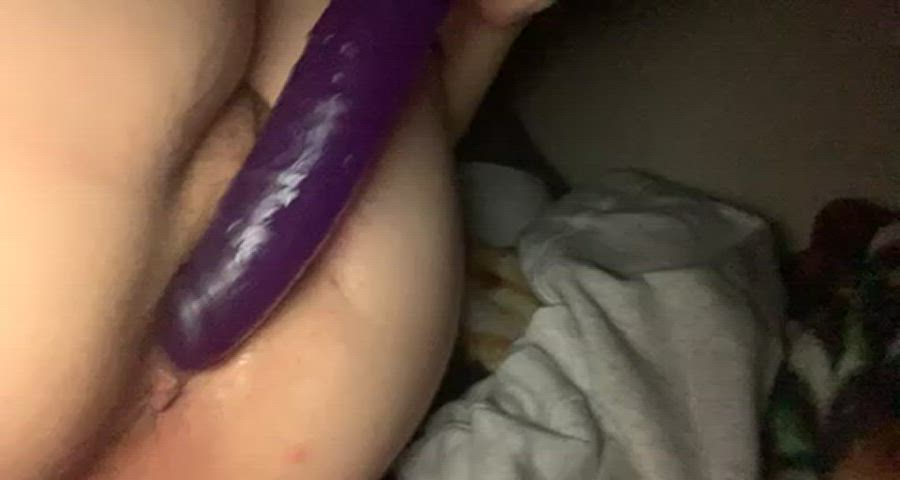 dildo homemade masturbating solo gif