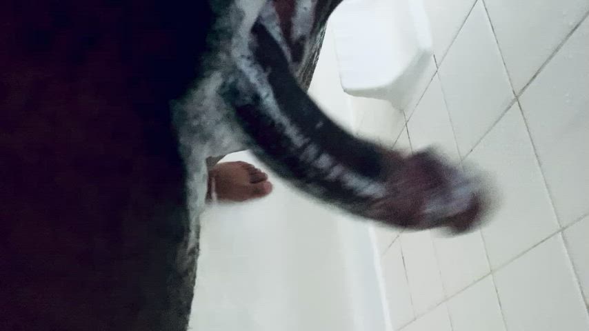 BBC Big Dick Shower gif