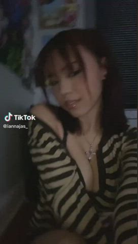 big tits cute latina teen tiktok gif