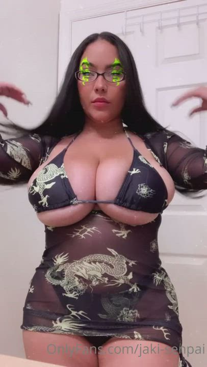 Big Nipples Big Tits Latina gif