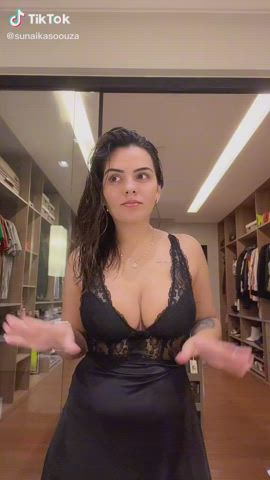 Dancing Celebrity Tits gif