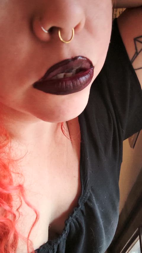 lips lipstick lipstick fetish makeup-fetish gif