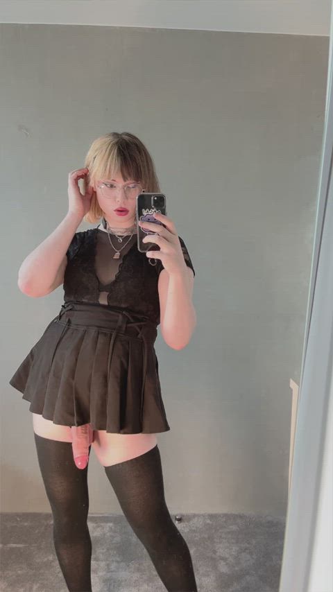 So, are you into goth girl cock? I’d make you suck it every day if we were dating