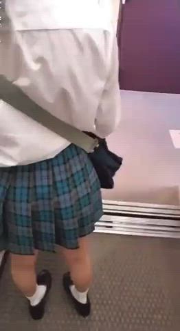 18 years old japanese schoolgirl upskirt gif