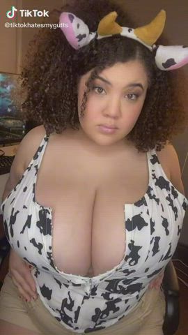 Big Tits Huge Tits NSFW TikTok Porn GIF