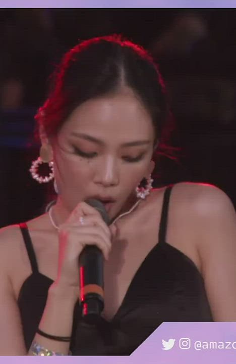 Cleavage Korean Teasing gif