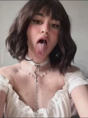 Ahegao Cute Teen gif