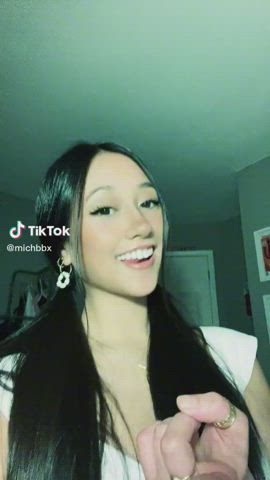 teen tiktok tongue fetish gif