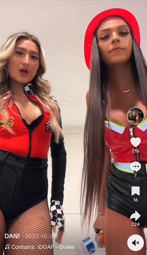 ass boobs halloween teen gif