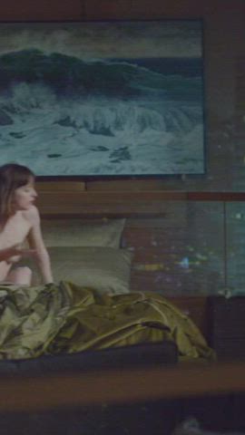 Petite Dakota Johnson Topless Belly Button Porn GIF by hslikey