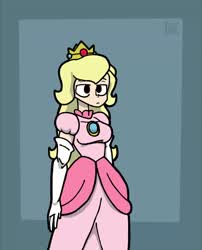 Piranhna gives Peach a wedgie (digitalwedgieart) [Nintendo]