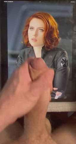 Black Widow tribute (found on cumtributes)