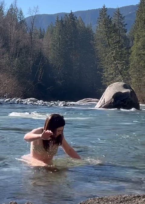 bikini canadian celebrity gif