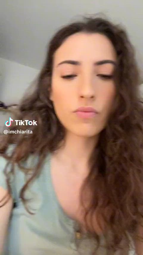 downblouse italian tiktok gif