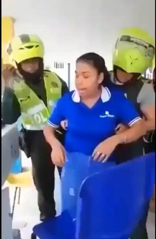 boobs flashing police gif