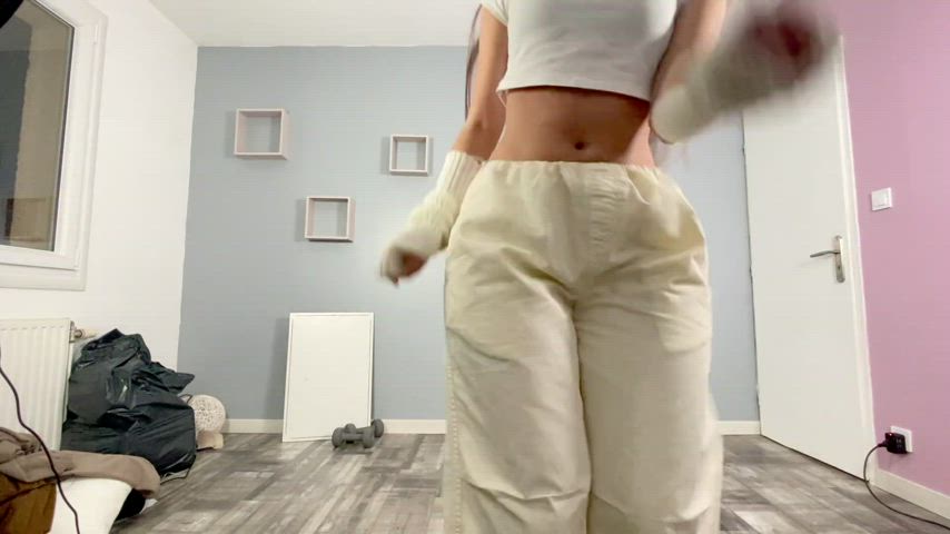 asmr ass big ass booty pawg thick thighs tiny waist white girl gif