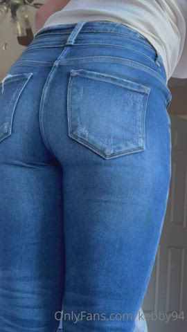 ass butt plug jeans gif