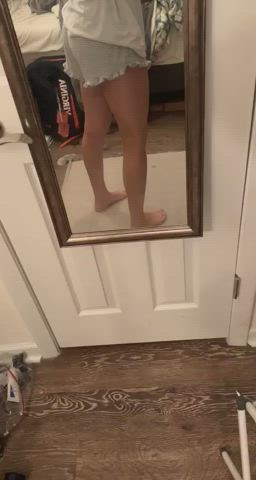 Ass Mirror Thong gif