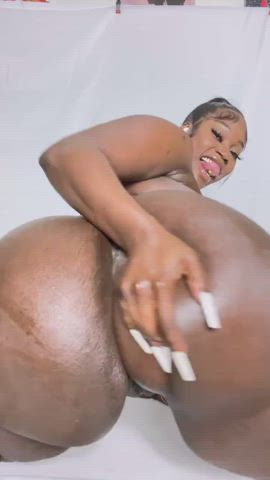 Big Ass Booty Ebony Tease Twerking gif