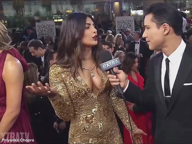 bollywood celebrity cleavage gif