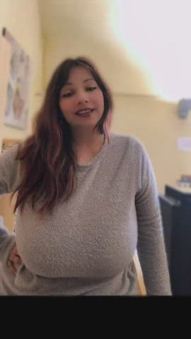 boobs huge tits natural tits sex tiktok tits gif